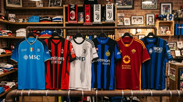 Camisetas históricas de la Serie A con logos de casas de apuestas antes de la prohibición del Decreto Dignità